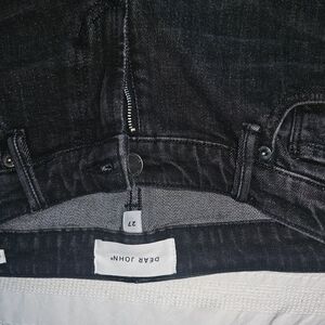 Dear John Womens Dark Black Jeans